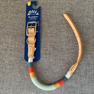 YOULY “The Wanderer” Rope and Leather Dog Collar